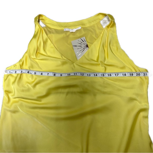 BOSTON PROPER | NIKKI | SLEEVELESS V-NECK BLOUSE | SUNSHINE YELLOW | SZ 18 | - Picture 9 of 12